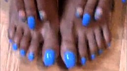 Hot divas adore touching their incredible toes
